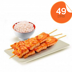 Brochette saumon